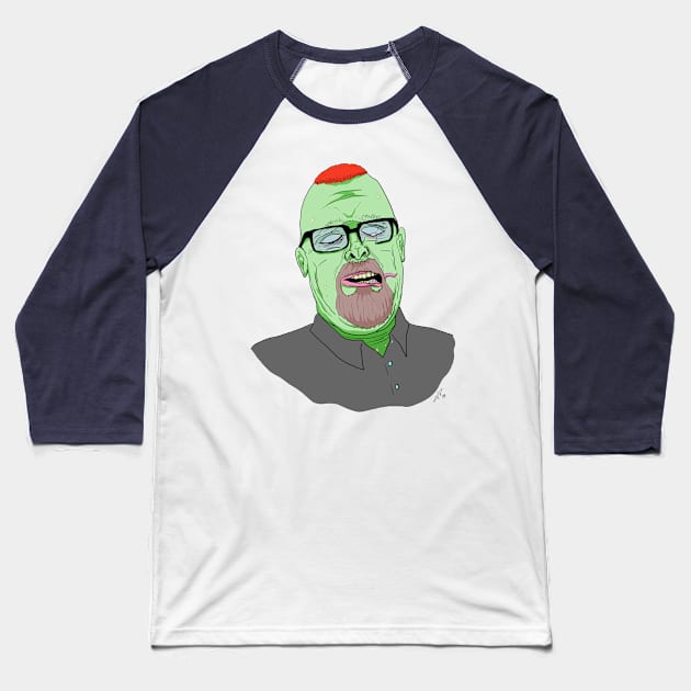 Dad Zombie Baseball T-Shirt by Corey Has Issues